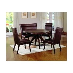Nottingham 6-Piece Dining Room Furniture Set with Bench - Hillsdale Furniture - 4077DTBCS6 by