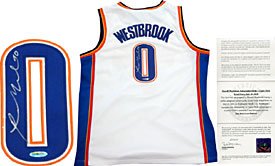 Russell Westbrook Autographed / Signed Authentic Oklahoma City Thunder Jersey (Upper Deck)