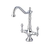 Kingston Brass KS1771ALLS Heritage Kitchen Faucet without Sprayer, Polished Chrome by Kingston Brass
