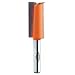 CMT 812.160.11 Double Flute Straight Bit, 2-5/8-Inch OAL, 1/4-Inch Shank