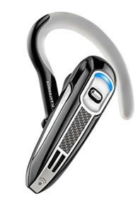 Plantronics Voyager Bluetooth Headset Ear Loop Swivels Wind Screen Noise Canceling Microphone