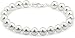 Silver 8 mm Beads Bracelet 19cm ( 7.5