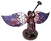 Stained Glass Winged Angel with Horn