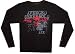 AVENGED SEVENFOLD - Red Skull With Wings - Black Longsleeve Thermal T-Shirt