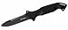 Remington 19561 Remington Zulu I Fixed Blade Black Plain w/Sheath 5.25 Aluminum W/Rubber Inserts Box