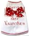 Puppy's First Valentine Dog Pet Tshirt Tank Medium