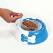 Bamboo Feed & Toss 12oz Green Dog Bowl with 2 Disposable Liners