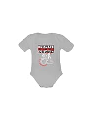 Apparel: Wihuae Unisex Social Distortion Baby Powder Organic Short Sleeve Onesies 6months