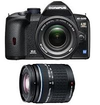 Olympus Evolt E520 10MP Digital SLR Camera with 14-42mm f/3.5-5.6 and 40-150mm f/4.0-5.6 ED Zuiko Lenses