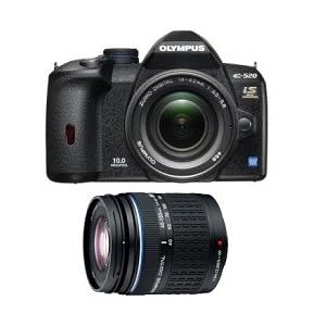 Olympus Evolt E520 10MP Digital SLR Camera with 14-42mm f/3.5-5.6 and 40-150mm f/4.0-5.6 ED Zuiko Lenses