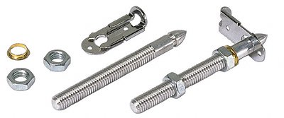 Moroso 39010 Chrome Hood Pins - Set of 2
