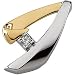 14K Two Tone Gold Diamond Chain Slide