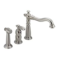 Delta Faucet 155-SSWF Victorian Single-Handle Kitchen Faucet, Stainless