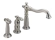 Delta Victorian Single-Handle Kitchen Faucet, Stainless #155-SSWF