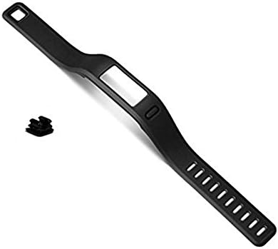 Dealzip limited® Stylish Color Design Replacement Wrist Band Bracelet with Clasp for Garmin Vivofit (Black, Large)