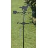 Weather Vanes Yard Art Running Horse Weathervane Rain Guage