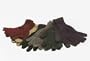 Adult Chenille Pimple Palm Gloves Burgundy (20024)