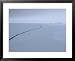 Aerial View of an Open Lead in the Frozen Southern Ocean Photographers Framed Art Poster Print by Maria Stenzel, 31x25