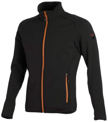 CMP Herren Stretch Fleece Jacke, nero-orange, S, 3E12817 Preisvergleich