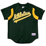 Majestic Mens Authentic Collection MLB Practice Jerseys - Home - Oakland Athletics
