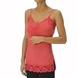 Women's Crinkle Camisole - Super Pink (L)