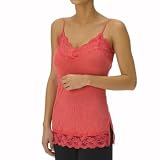 Women's Crinkle Camisole - Super Pink (L)