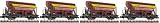 Fleischmann 851102 EBW Cargo Hopper Wagon Set (4) V