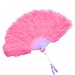 Glamouröser Feder-Fächer FEATHER pink