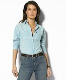Lauren Jeans Co. Plus Size Shirt, Chambray