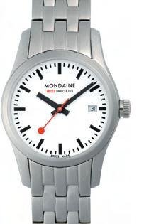 Mondaine Womens A6293034116SBM Retro Ladies Date Steel Band Watch Mondaine Womens A6293034116SBM Retro Ladies Date Steel Band Watch