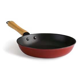 Iron Chef J65-0016 10-Inch Cast Iron Skillet with Bamboo Handle by Joyce Chen