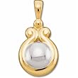 14Kt. Two Tone Gold. Pendant