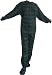 Big Feet Pajama Co. Blue (104) Plaid 100% Cotton Flannel Adult Footed Pajamas with Drop Seat