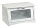 Kitchen & Housewares : Pomerantz White Wooden Bread Box