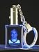 GRADY SIZEMORE Cleveland Indians Mini-Block Laser-Etched LED CRYSTAL KEYCHAIN with Player's Image