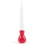 Red Silicone and Glass Turkey Baster