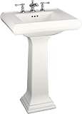 Bathroom Sink Pedestal by Kohler - K-2238-1 in Biscuit Satin