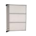 Triton Products W1-D XtraWall Swing Panel Pegboard 48-Inch W by 72-Inch H by 1-1/2-Inch D Wall Mount Double-Sided Polypropylene