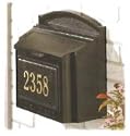 Bronze Wall mounted mail box (Whitehall)