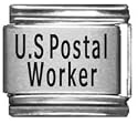 Clearly Charming U.S. Postal Worker Laser Italian Charm