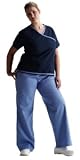 Dickies W Line Wide Leg Pant with Self Trim