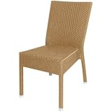 Bolero Wicker Side Chair Colour: Natural. Pack Qty 4.