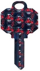 Cleveland Indians Schlage SC1 House Key