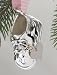 Silver Plated Baby Shoe Ornament New Baby Gifts