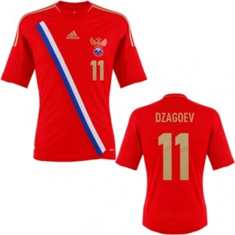 Russland Dzagoev Trikot Home 2012, XXL