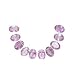 Pale Amethyst Gemstone Quality Cut Oval Briolette Beads 6.7x5mm (10)