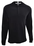 Adidas ClimaLite Golf Polo Shirt Langarm Piqué Herren Schwarz P78548