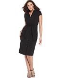 Calvin Klein Plus Size Dress, Short Sleeve Shirtdress