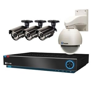 Swann 8 Channel D1 Real-time Security System with 500gb Hard Drive and 1 High Resolution Outdoor Pan/tilt 3 High Resolution Cameras