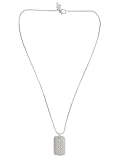 GUESS Pitted Pendant, SILVER